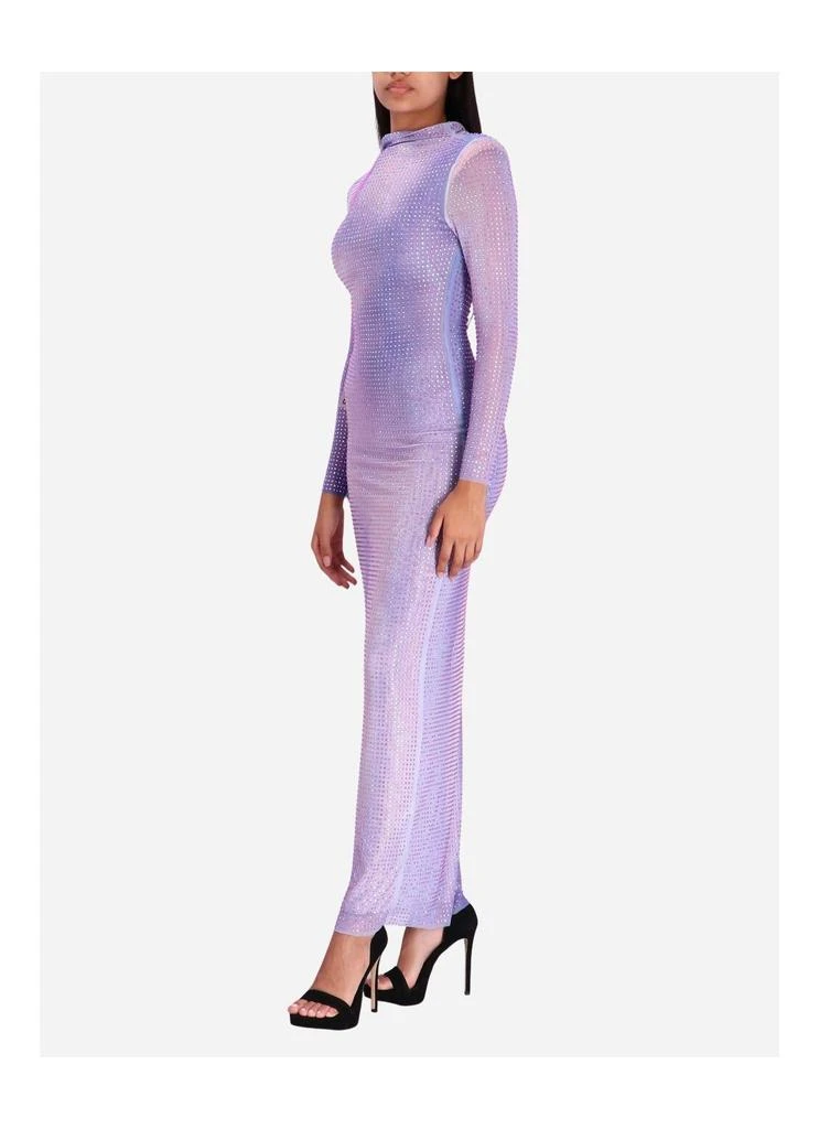 Self Portrait LILAC CONTOUR PRINT MAXI DRESS 2