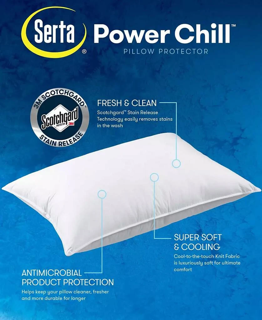 Serta Power Chill Ultra 2-Pack Pillow Protectors Set 7