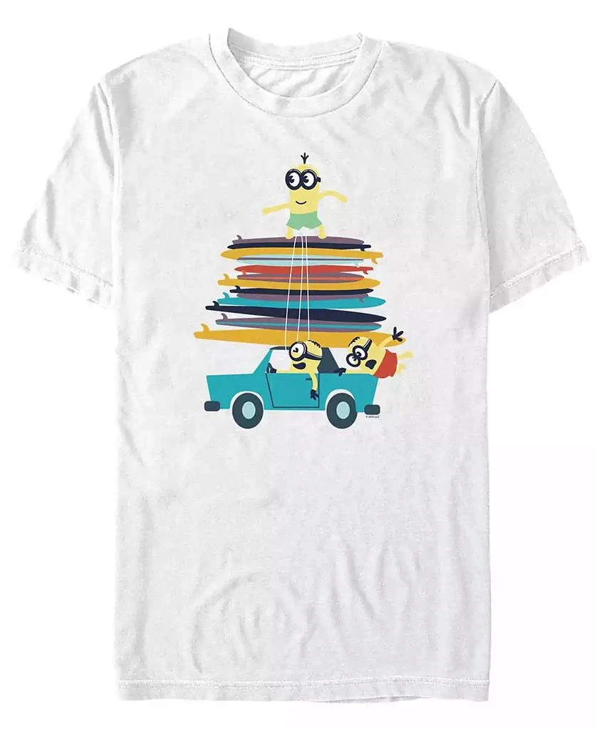 FIFTH SUN Men's Minions Dave Kevin Stuart Summer Short Sleeve T-shirt 1