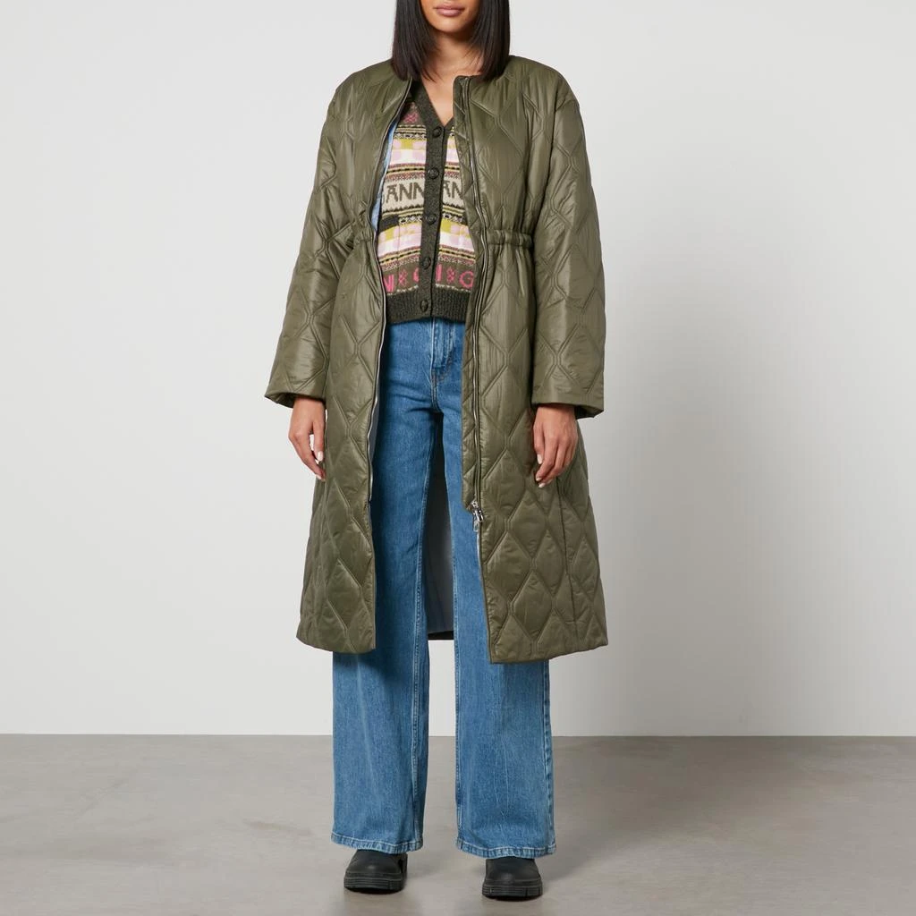 Ganni Quilted Nylon Coat 1