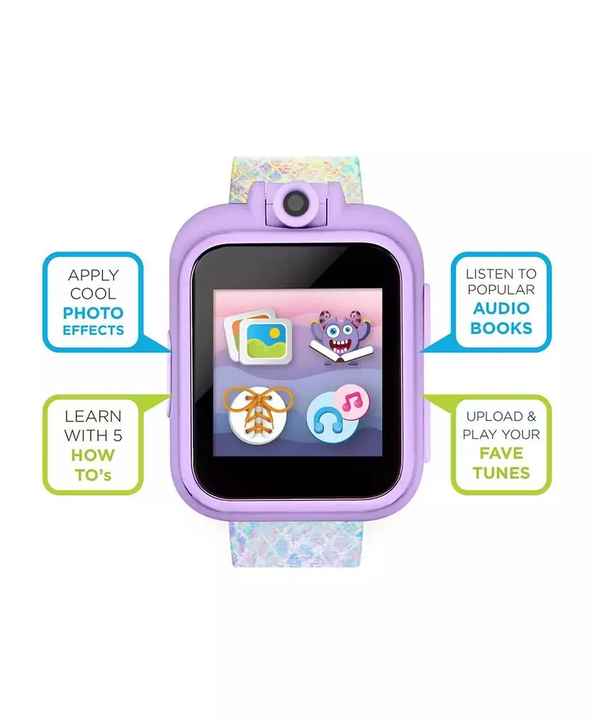 Playzoom Kid
s 2 Textured Holographic Tpu Strap Smart Watch 5