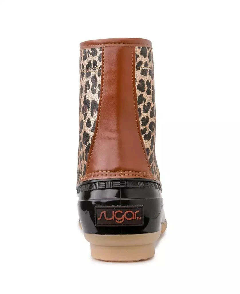 Sugar Women's Skylar Glitter Duck Boots 4