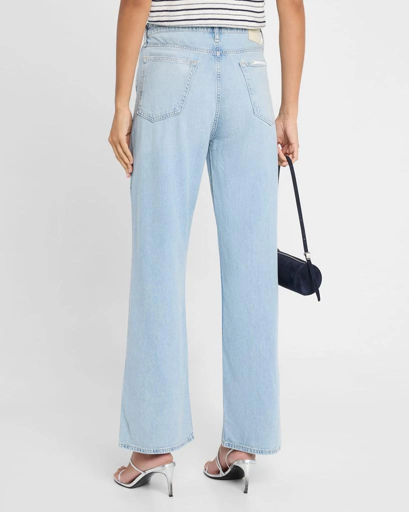 Rag & Bone Featherweight Logan Mid-Rise Wide Relaxed Jeans 3