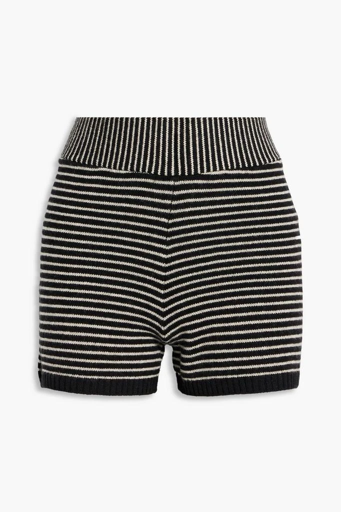 Lisa Yang Winnie striped cashmere shorts 1