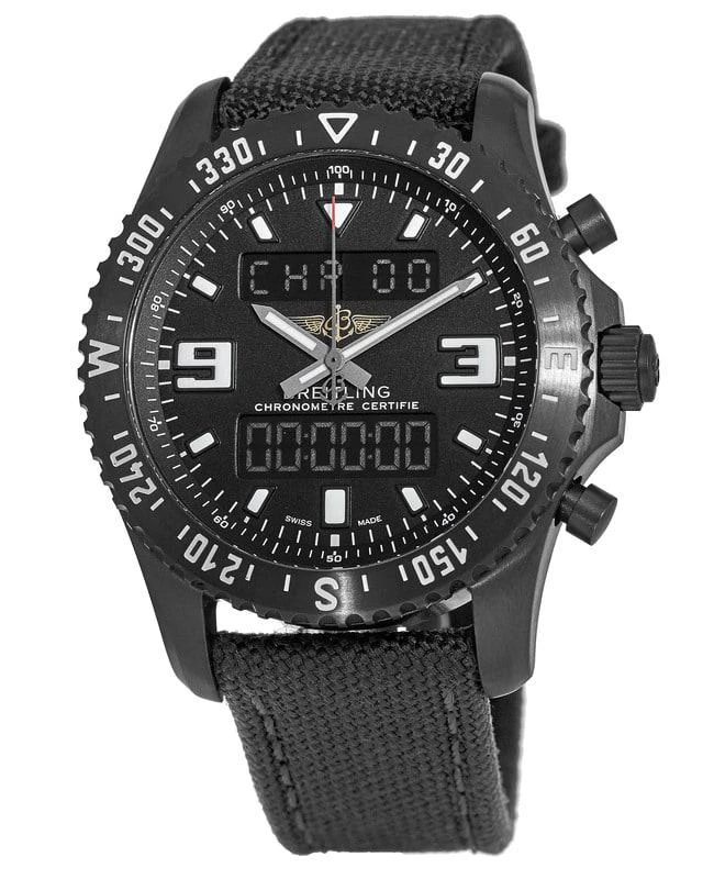 BREITLING Breitling Professional Chronospace Military Digital & Analog Dial Fabric Dial Men's Watch M78367101B1W1-PO 1