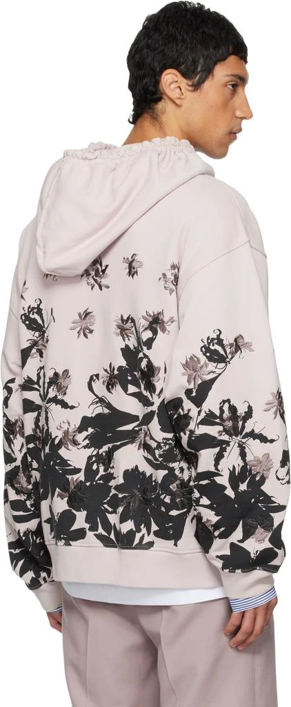 Dries Van Noten Pink Embroidered Hoodie 3