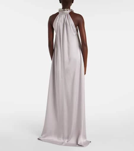 Stella McCartney Embellished satin gown 3