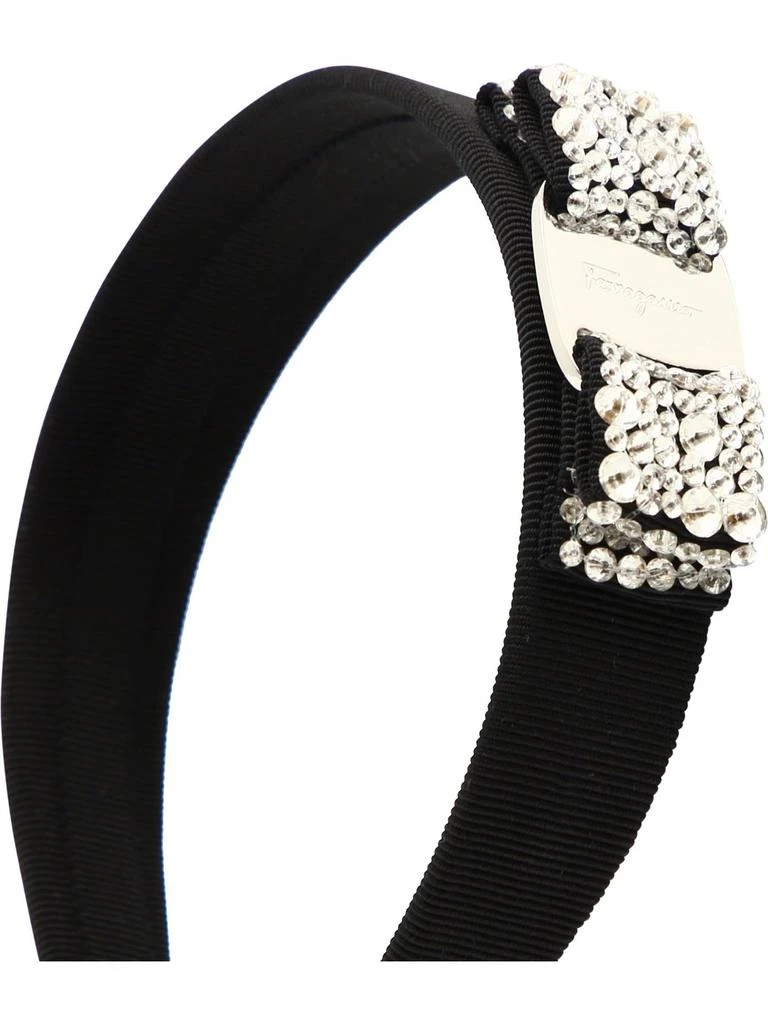 Salvatore Ferragamo Ferragamo Embellished Vara Bow Headband 2