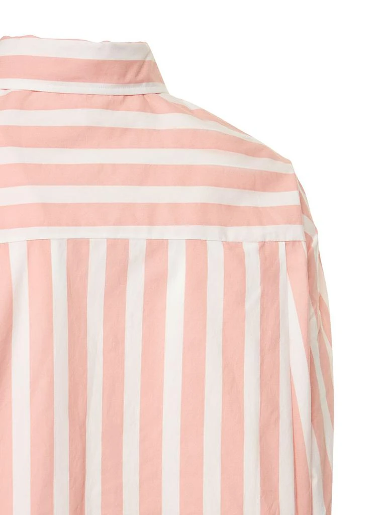 The Frankie Shop Lui Wide Striped Cotton Shirt 5