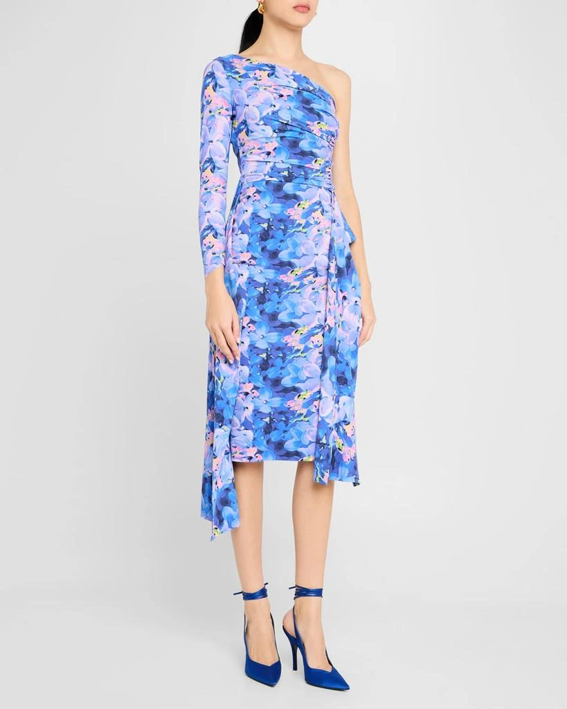 Chiara Boni Visa Draped One-Shoulder Dress 2