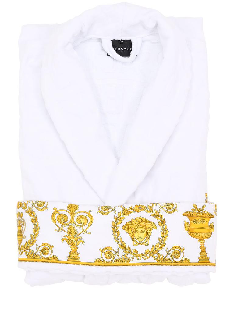 VERSACE Barocco & Robe Cotton Bathrobe