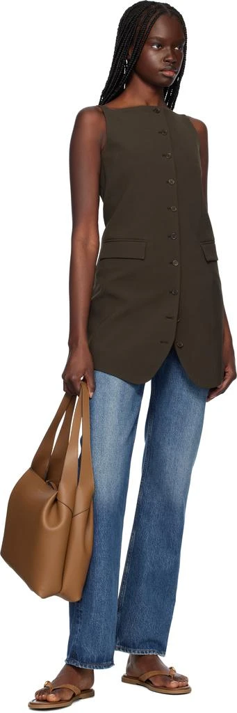 Rag & Bone Tan Slade Calf Leather Tote 4