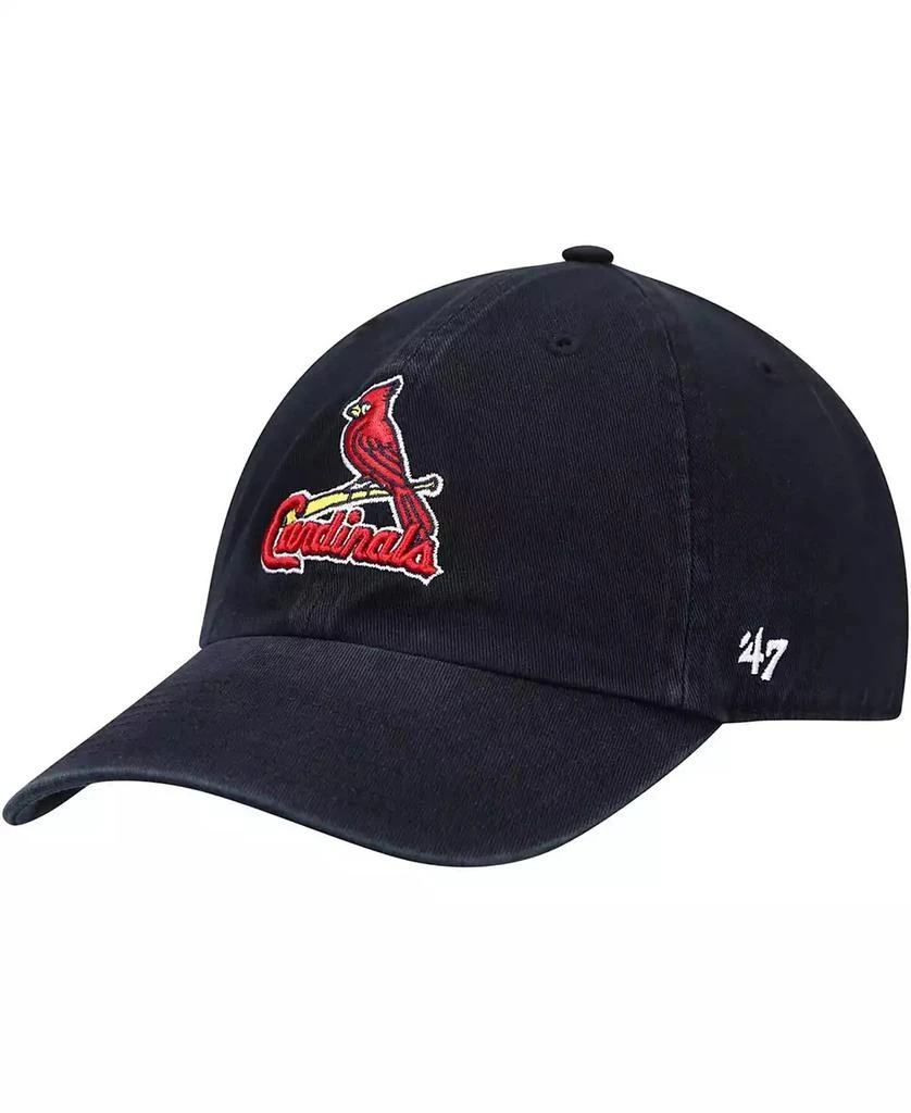 47 Brand Men's Navy St. Louis Cardinals Clean Up Adjustable Hat 1