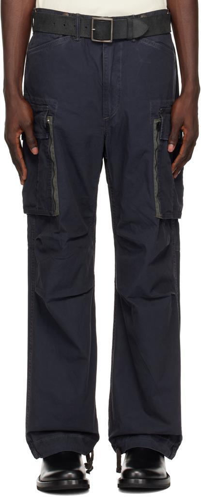 RRL Navy Ranger Poplin Cargo Pants