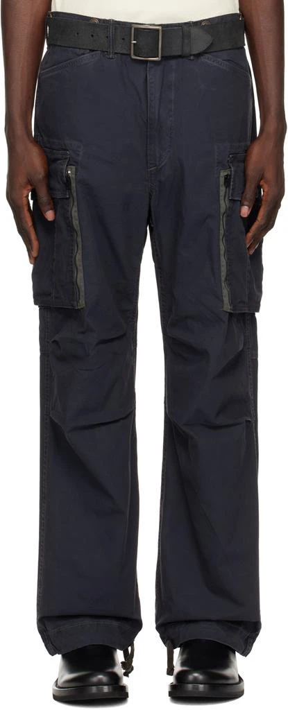 RRL Navy Ranger Poplin Cargo Pants 1