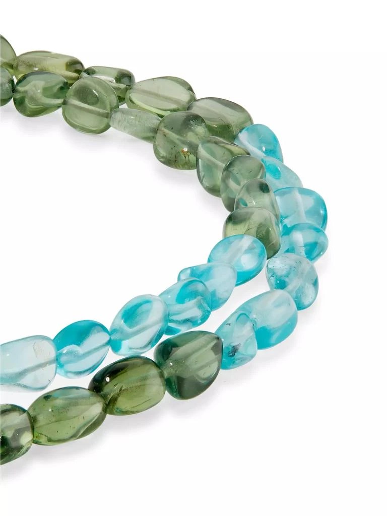Jia Jia 14K Yellow Gold & Apatite Beaded Necklace 4