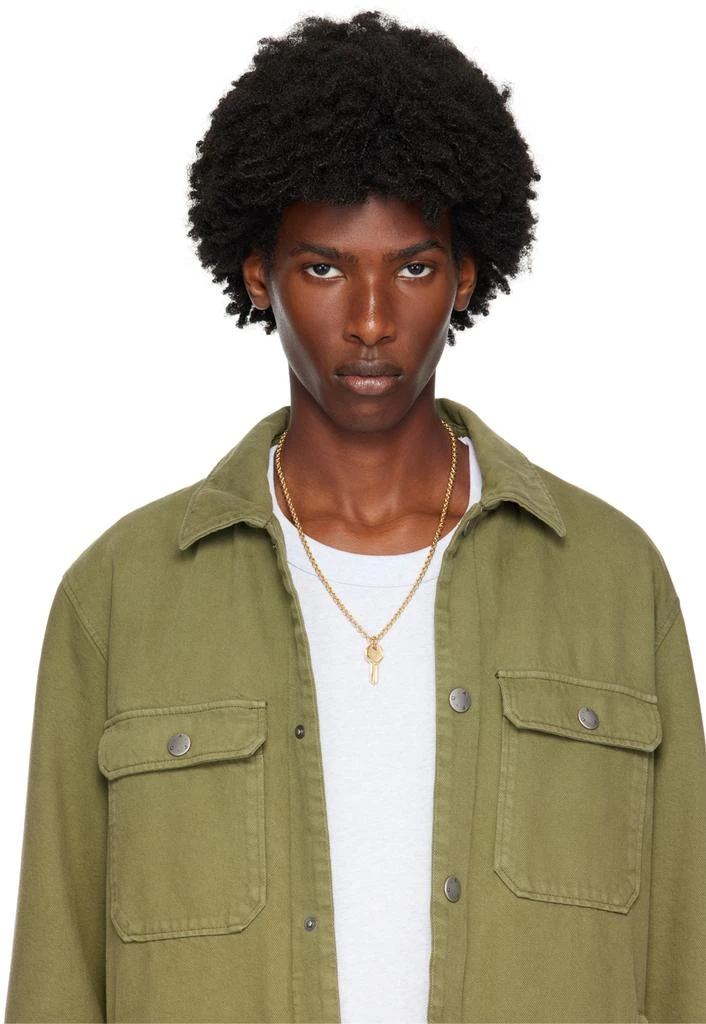 A.P.C. Gold Clef Necklace 2