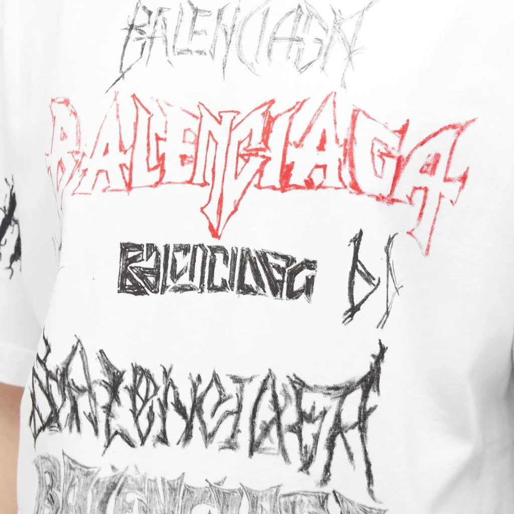 Balenciaga Balenciaga Large Fit T-Shirt 5