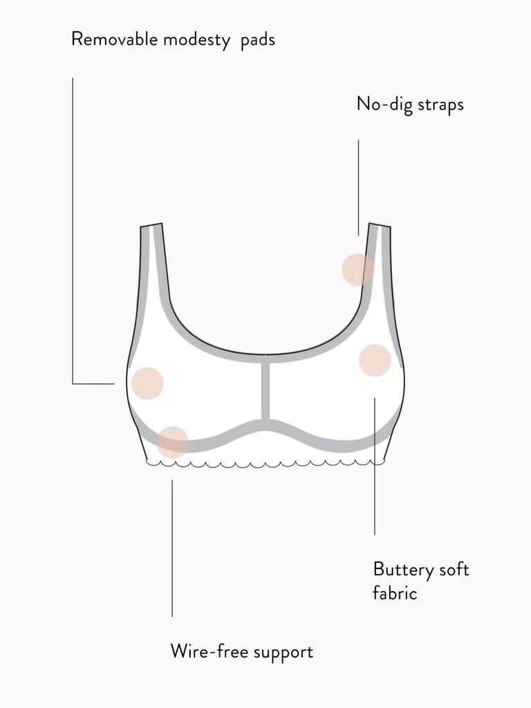 Belly Bandit Belly Bandit - Scoop Neck Seamless Bra 3