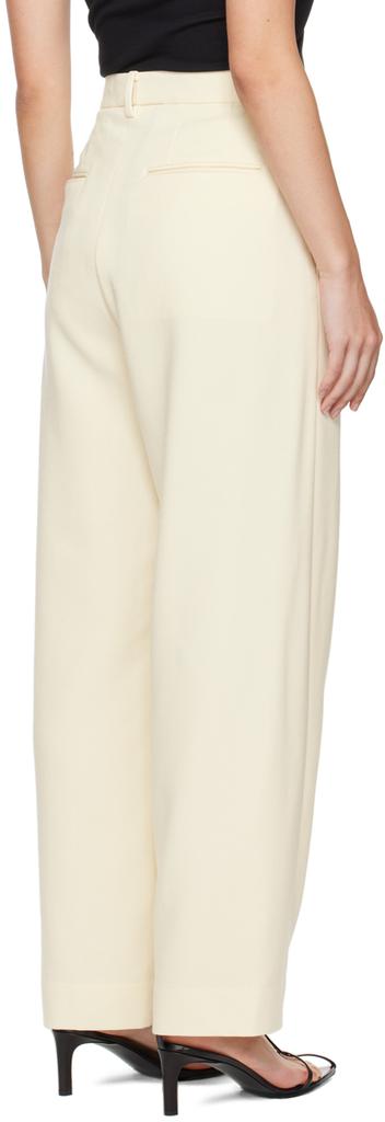 Shop Off-White Tense Wool Double Cloth Trousers on Sale at