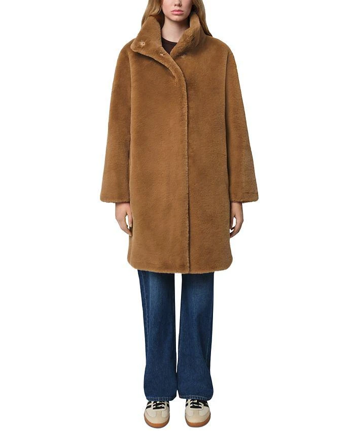 Apparis Blair Faux Fur Mid Length Coat 2