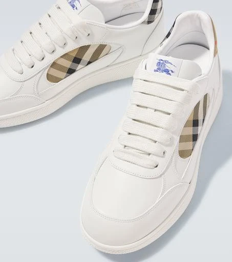 Burberry Burberry Check EKD leather sneakers 3