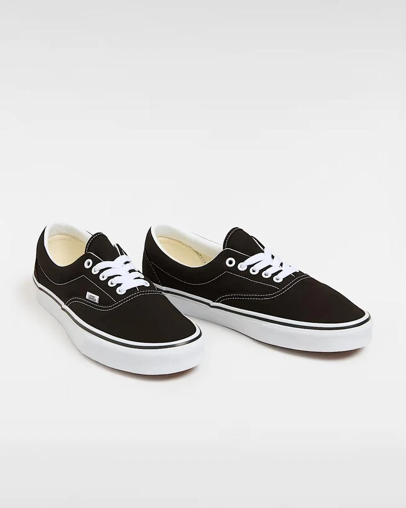 Vans Era VN000EWZBLK Sneaker Mens Black White Canvas Skateboard Shoes GBNC481 (Black,5) 1