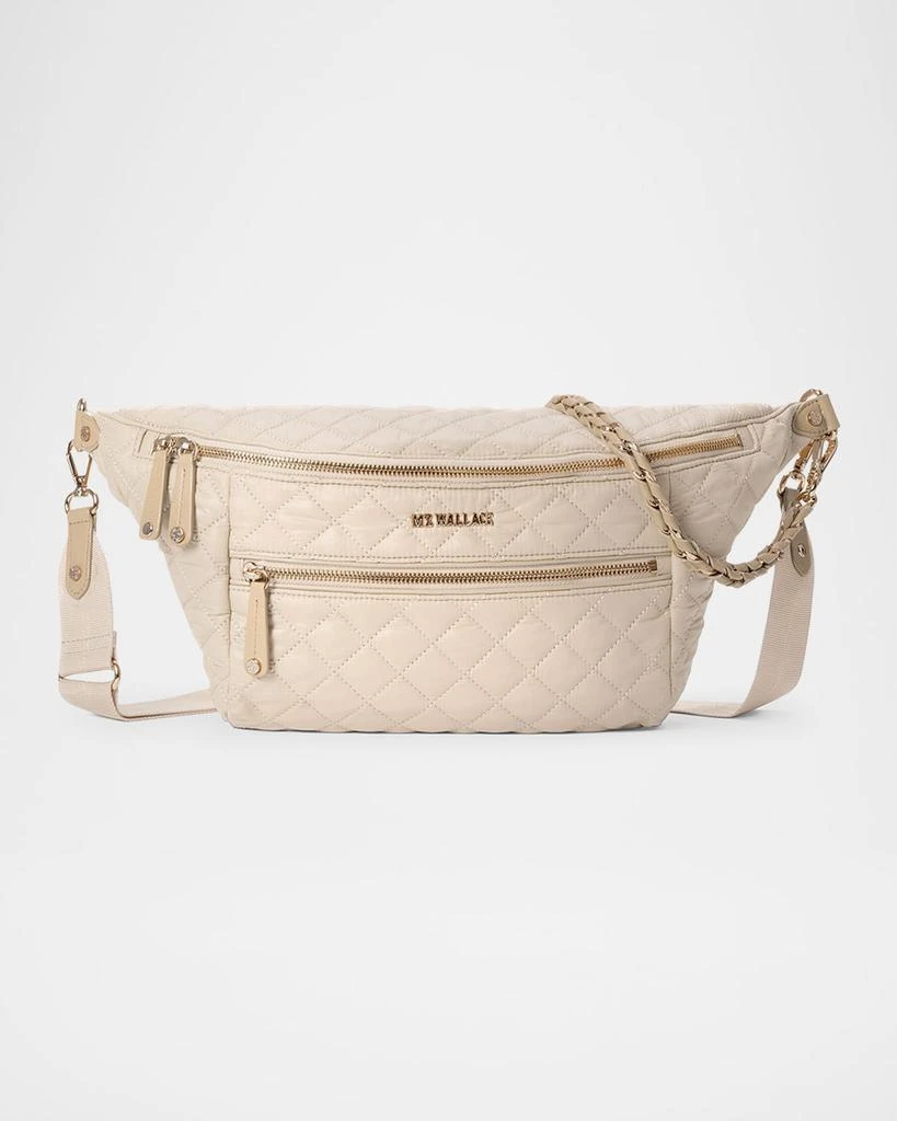 MZ Wallace Crosby Sling Quilted Crossbody Bag 1