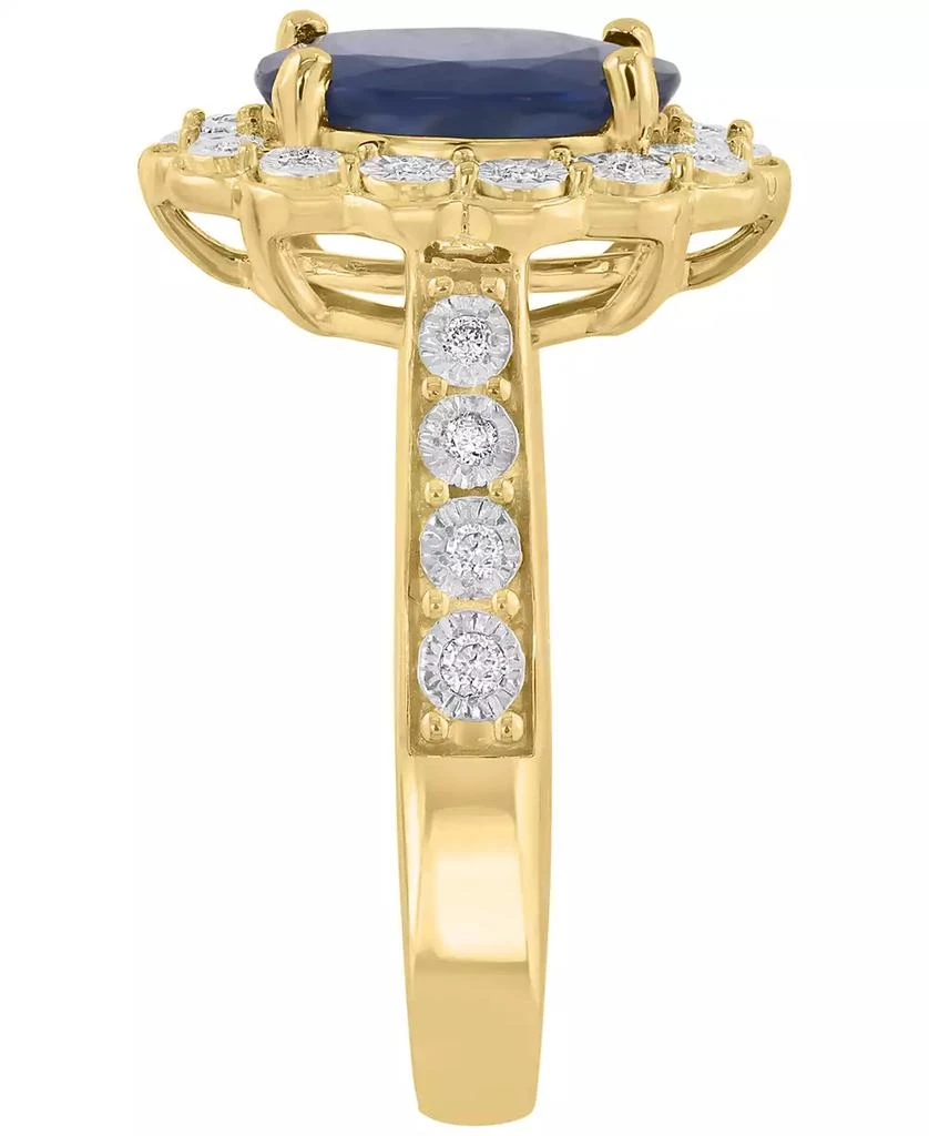Effy Sapphire (1-3/4 ct. t.w.) 
Diamond (1/6 ct. t.w.) Ring in 14k Yellow Gold 3