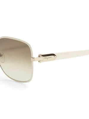 FERRAGAMO 59mm Square Sunglasses 3
