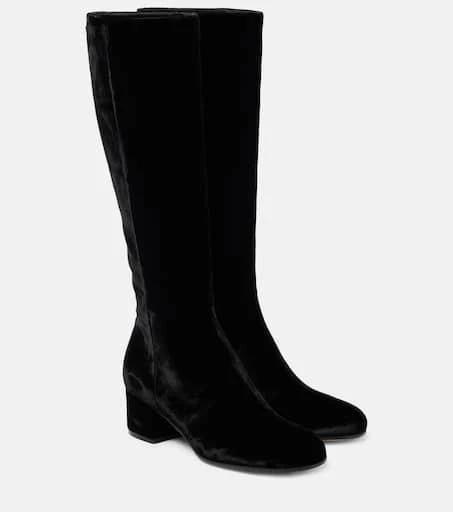 Gianvito Rossi Joelle 45 velvet knee-high boots 1