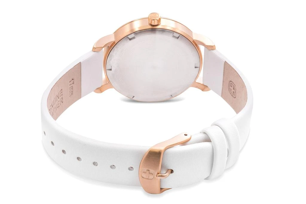 Wenger Urban Donnissima White Satin Ladies Watch 2