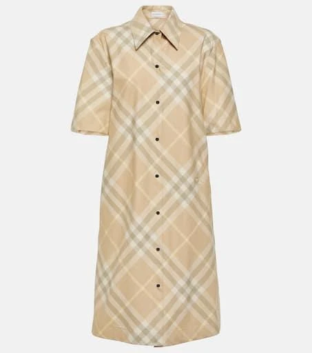 Burberry Burberry Check cotton shirt dress 1