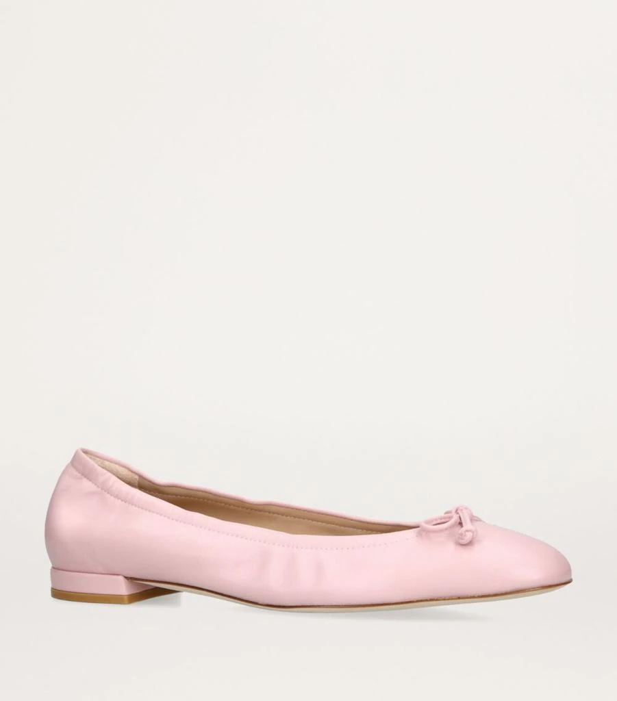Stuart Weitzman Leather Bria Ballet Flats 3