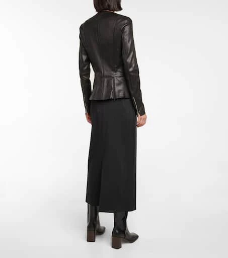 The Row Anasta leather jacket 3