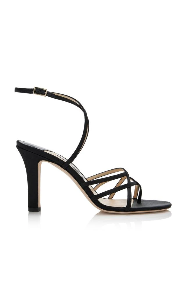 Jimmy Choo Jimmy Choo - 1997 Satin Sandals - Black - IT 37 - Moda Operandi 1
