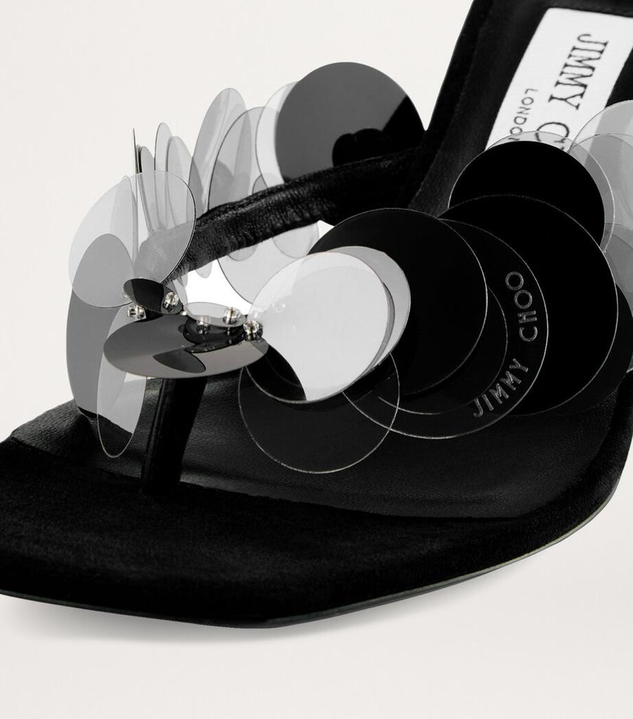 Jimmy Choo Freja 70 Suede Heeled Sandals - Shoes - BeyondStyle