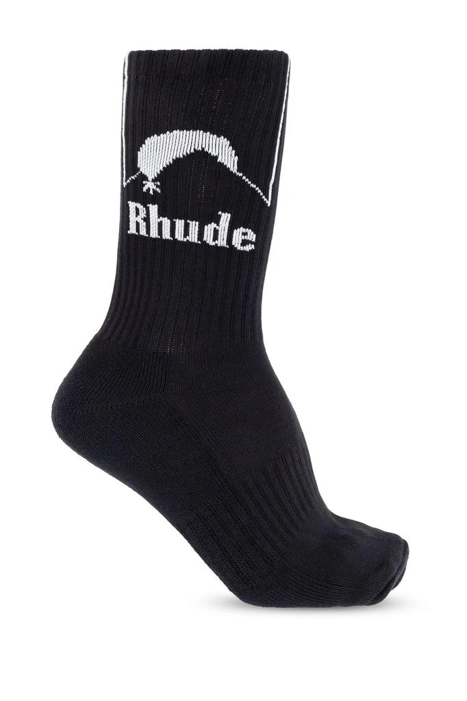 Rhude Rhude Logo Crew Socks 1