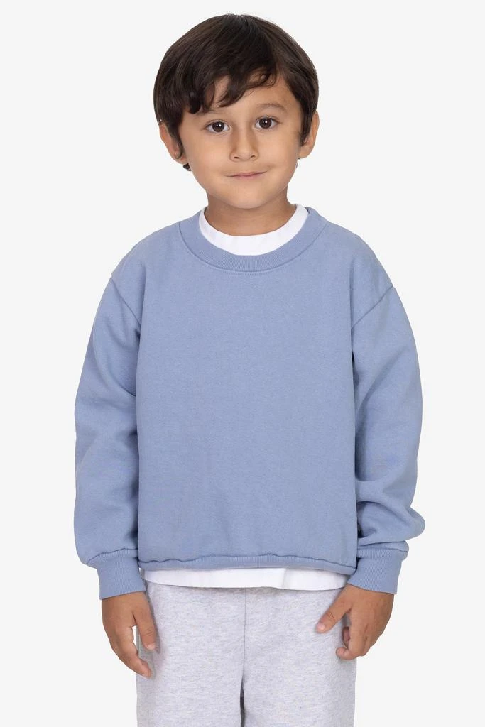 Los Angeles Apparel HF107GD - Kids Heavy Fleece Garment Dye Crew Sweatshirt 5