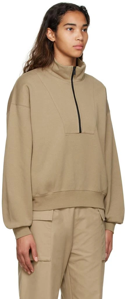 Fear of God ESSENTIALS Tan Cotton Sweatshirt 2