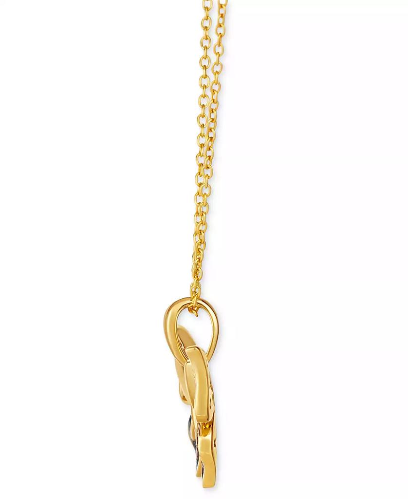 Le Vian Chocolate Diamond & Nude Diamond Butterfly 18" Pendant Necklace (1/6 ct. t.w.) in 14k Gold