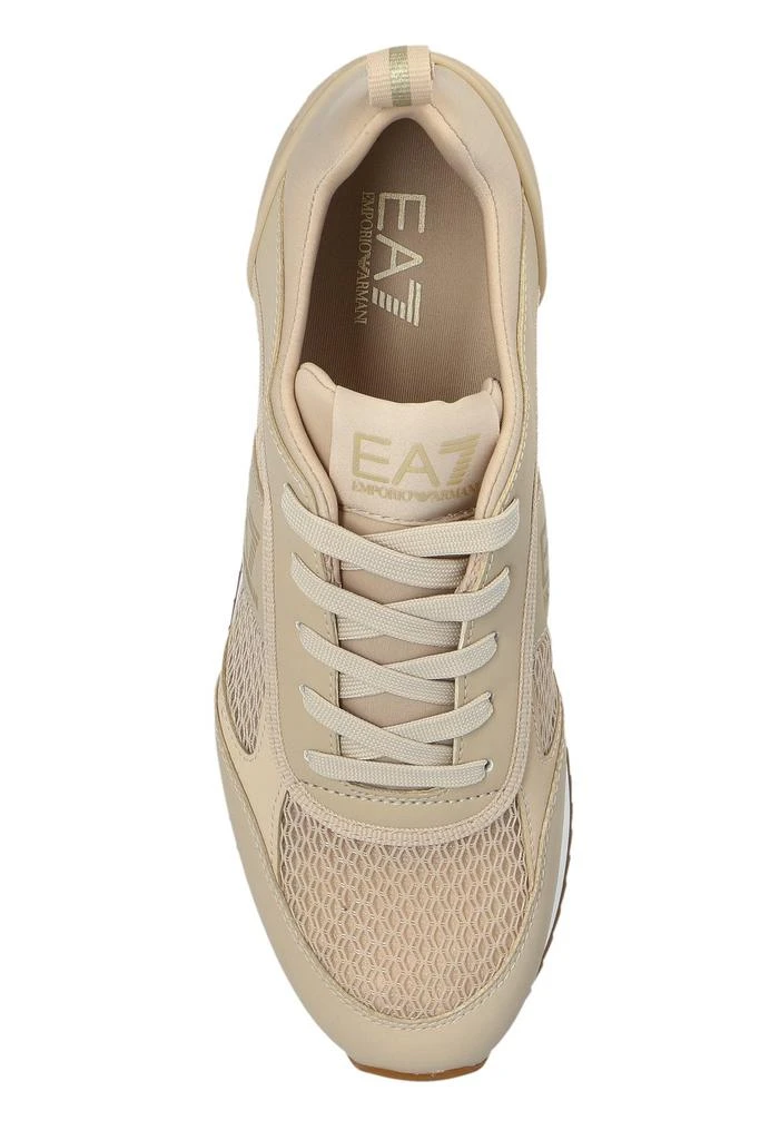 EA7 EMPORIO ARMANI Ea7 Emporio Armani Mesh Panelled Lace-Up Running Shoes 4