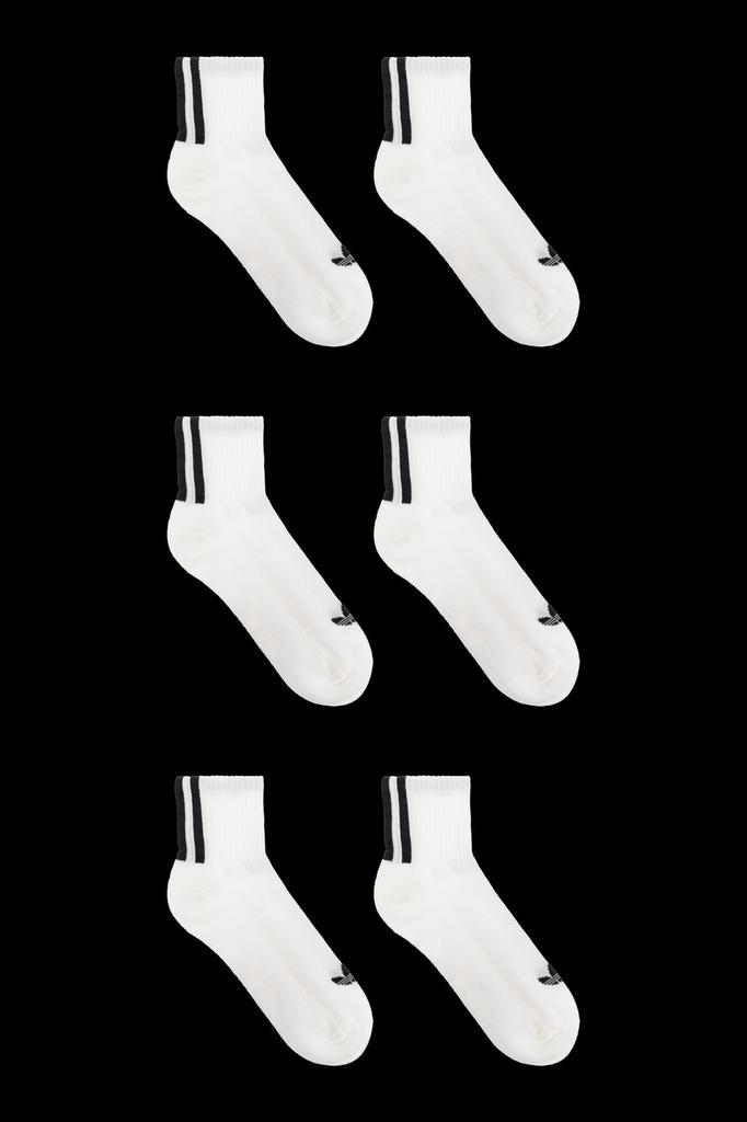 Adidas Adidas Originals 3-Pack Quarter 3 Back Stripes Socks
