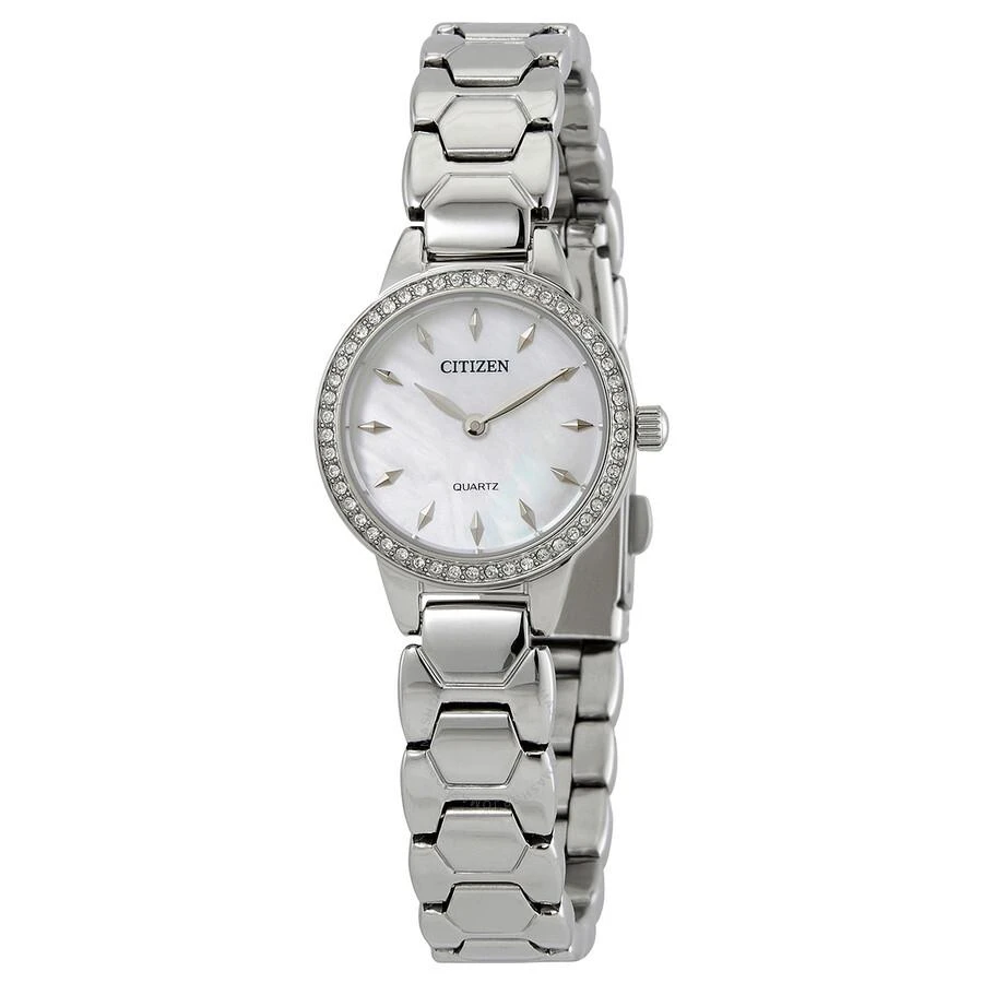 Citizen Quartz Crystal Mother of Pearl Dial Ladies Watch EZ7010-56D 1