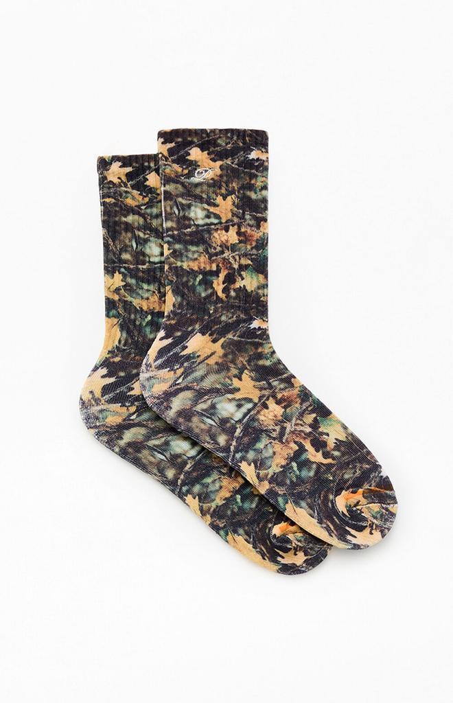 PacSun Tree Camo Crew Socks