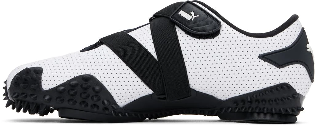 Puma White & Black Mostro Perforated Sneakers 3