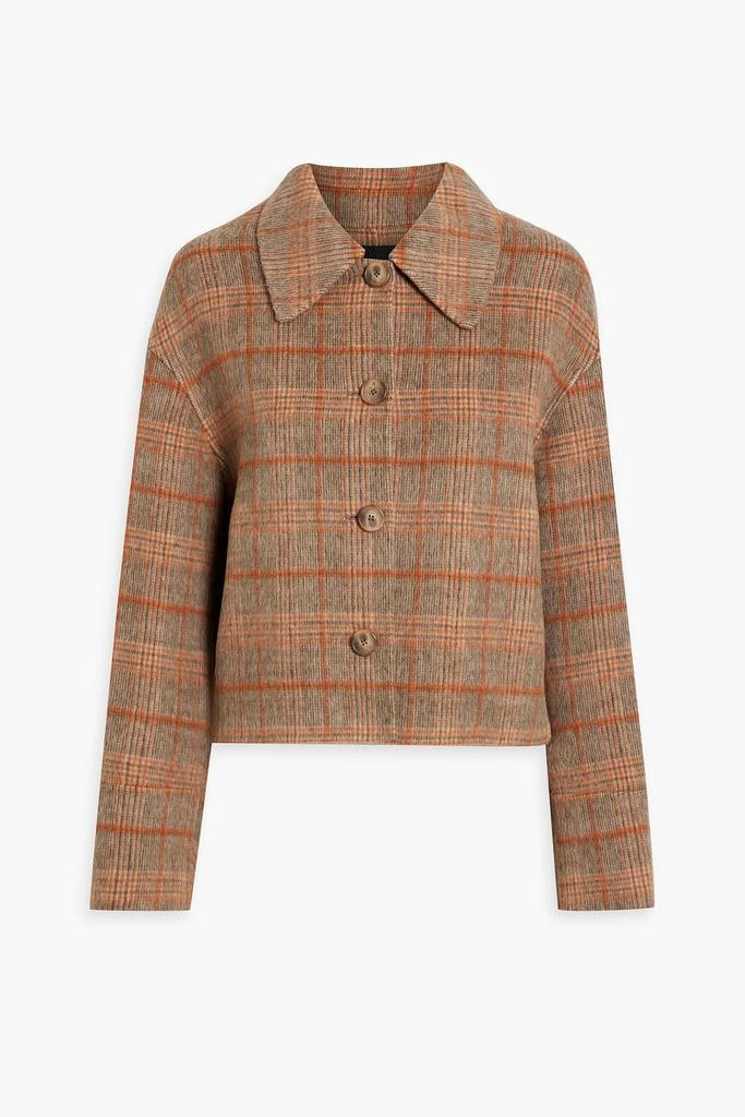Joseph Gerrard checked wool-blend felt jacket 1