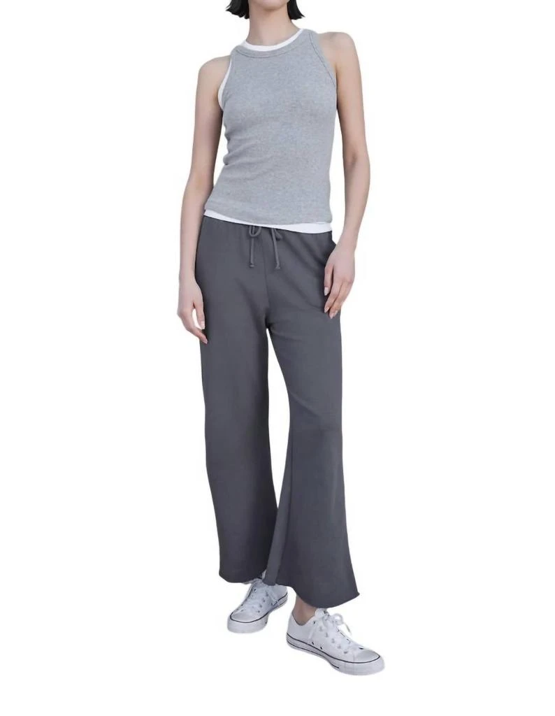 Velvet by Graham & Spencer Montecito Sweatpants In Coal 1