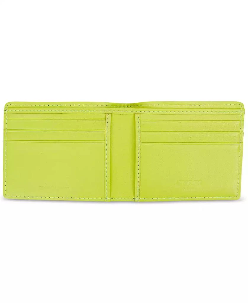GUESS Men's Dinate Signature Stripe Quatro-G Print RFID Slimfold Wallet 4