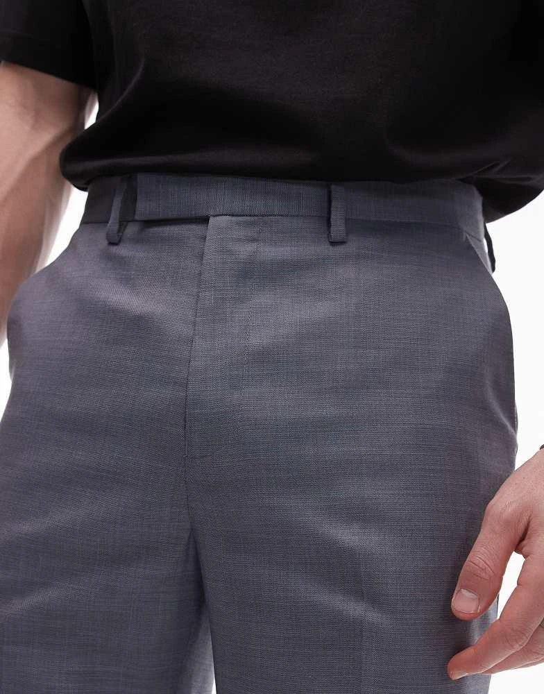 Topman Topman straight suit trousers in blue 4